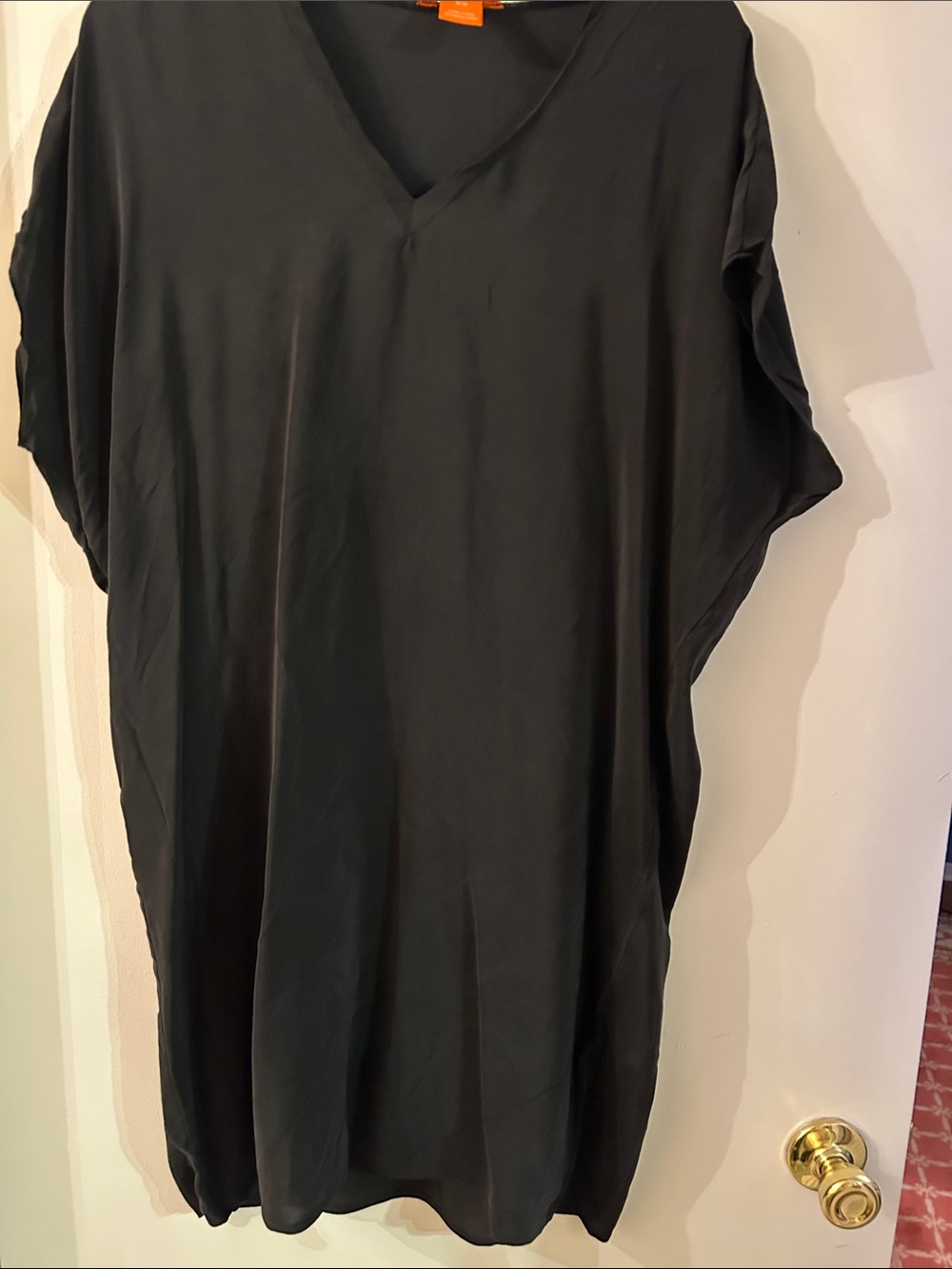 Joe Fresh Silky Black Tunic Small